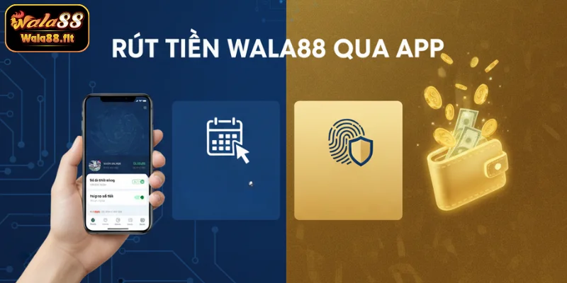 Rút tiền về tài khoản ngân hàng qua app WALA88